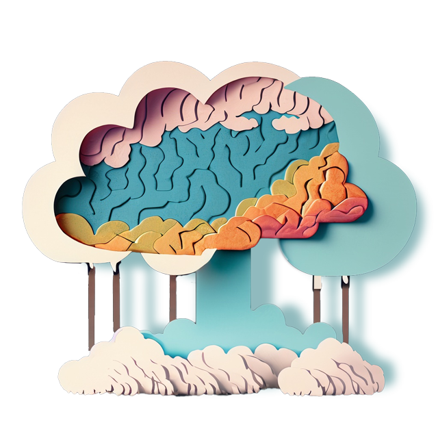 icon brainwave cloud